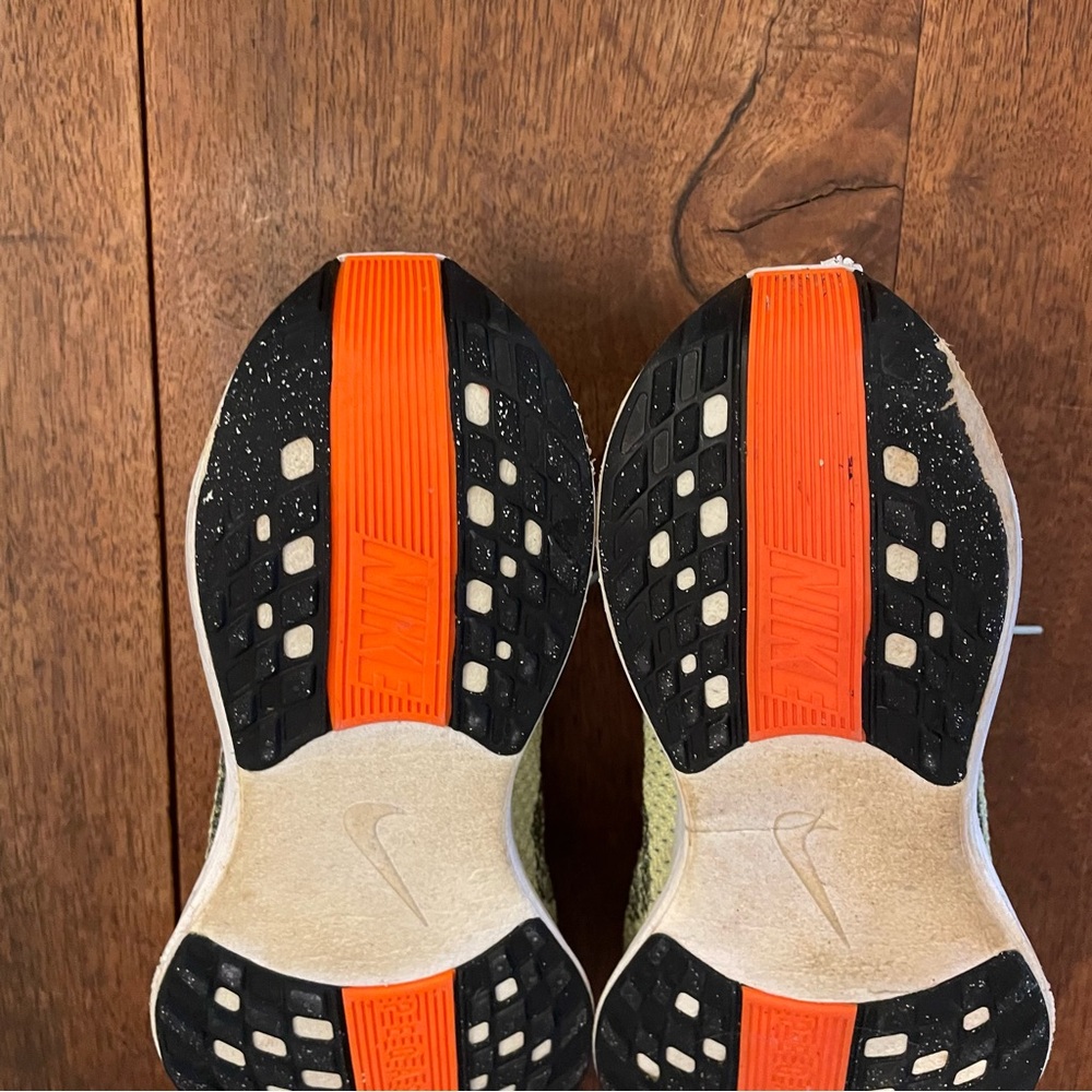 Nike Pegasus Plus Zoom X Flyknit Running Shoes - Orange and Mint. Women’s 10 - Picture 5 of 15